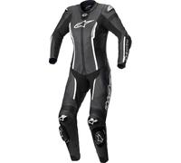 Alpinestars Stella Missile V2, costume en cuir 1pcs. femmes 50 Noir/Blanc Noir/Blanc