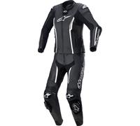 Alpinestars Stella Missile V2, costume en cuir 2pcs. femmes 44 Noir/Blanc Noir/Blanc