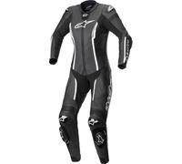 Alpinestars Stella Missile V2 Une pièce Moto Dames Costume en cuir, Noir/Blanc, Taille 48