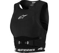 Alpinestars Stella Plasma Chemise de protection pour femmes, Noir/Blanc, Taille L