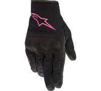 Alpinestars Stella S-Max Drystar, gants femmes S Noir/Fuchsia Noir/Fuchsia