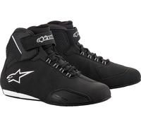 Alpinestars Stella Sektor, courtes bottes imperméables femme 8.5 US Noir/Argent Noir/Argent