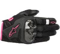 Alpinestars Stella SMX 1 Air V2 Gants de moto pour femmes, noir-rose, taille S