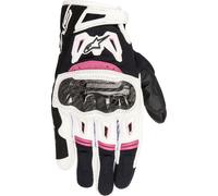 Alpinestars Stella SMX 2 Air Carbon V2, Gants femme XS Noir/Blanc/Fuchsia Noir/Blanc/Fuchsia