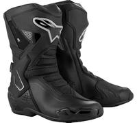 Alpinestars Stella SMX-6 Drystar® v3 bottes de moto imperméables pour femmes, noir-argent, taille 36