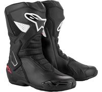 Alpinestars Stella SMX-6 V3 Bottes de moto pour femmes, noir-blanc-rose, taille 40