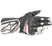 Alpinestars Stella SP-8 V3 Gants de moto de dames, Noir/Blanc, Taille L