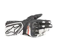Alpinestars Stella SP-8 V3 Gants de Sport en Cuir pour Moto Noir/Blanc Taille L