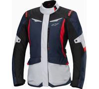 Alpinestars Stella ST-1 imperméable dames moto textile veste, noir-rouge-bleu, taille S pour femmes