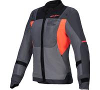Alpinestars Stella ST-2 Air Veste textile de moto pour femmes, noir-gris-orange, taille S