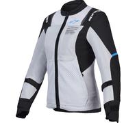 Alpinestars Stella ST-2 Air Veste textile de moto pour femmes, noir/gris, Taille XL