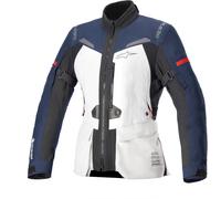 Alpinestars Veste moto textile Stella ST-7 2L Gore-Tex imperméable Noir/Gris/Bleu Taille S Femme