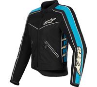 Alpinestars Stella T-Dyno Air Veste textile de moto pour femmes, noir-bleu, taille XL