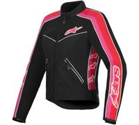 Alpinestars Stella T-Dyno Air Veste textile de moto pour femmes, noir-rose, taille S