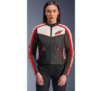 Alpinestars Stella T-Dyno WR, veste textile femme L Noir/Rouge/Blanc Noir/Rouge/Blanc