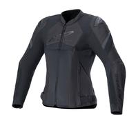 Alpinestars Stella T-GP Plus R V4 Airflow Veste textile de moto pour femmes, noir, taille S