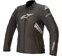 Alpinestars Stella T-GP Plus V3 Veste textile de moto dames, Noir/Blanc, Taille XS