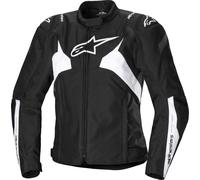 Alpinestars Veste moto Stella T-Jaws V4 WP textile Femme Noir/Blanc Taille M