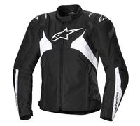 Alpinestars Stella T-Jaws V4 imperméable dames motocycle textile veste, noir-blanc, taille XL pour femmes