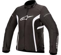 Alpinestars Stella T-Kira V2 Veste textile de moto imperméable à l’eau de dames, noir-blanc, taille 2XL pour femmes