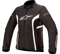 Alpinestars Stella T-Kira V2, veste textile imperméable pour fem L Noir/Blanc Noir/Blanc