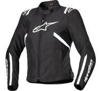 Alpinestars Stella T-SPS V2 imperméable dames moto textile veste, noir-blanc, taille L pour femmes
