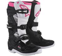 Alpinestars Bottes Cross Stella Tech 3 Noir/Blanc/Rose Femme EU 38