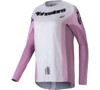 Alpinestars Stella Techstar Melt, maillot femme S Mauve/Blanc/Noir Mauve/Blanc/Noir