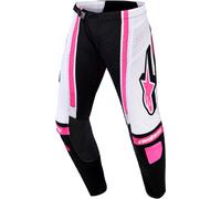 Alpinestars Stella Techstar Nomur, pantalon textile femme 32 Noir/Blanc/Fuchsia Noir/Blanc/Fuchsia
