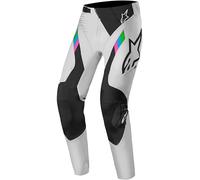 Alpinestars Super Tech Limited Edition Pantalon MX, Blanc/Noir, Taille 26