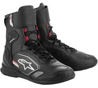 Alpinestars Superfaster Chaussures de moto, noir-gris-rouge, taille 46 pour homme