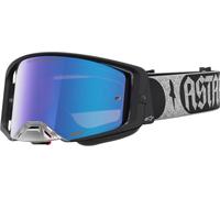 Alpinestars Supertech Atrox Mirror Lunettes de motocross, Noir/Argent, Taille unique