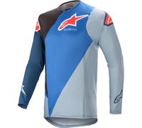 Alpinestars Supertech Blaze Maillot motocross, bleu, taille XL pour homme