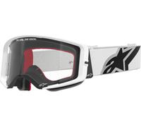 Alpinestars Supertech Corp Absolute Vision Lunettes de motocross blanches, noir-blanc pour homme