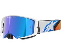 Alpinestars Supertech Corp Absolute Vision Mirror Lunettes de motocross, bleu-orange pour homme