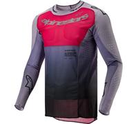 Alpinestars Maillot Supertech Dade 2024 Iron Red Berry, Taille: XXL