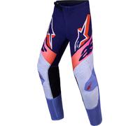 Alpinestars Supertech Dyna Pantalon de motocross jeunesse, violet/rose, Taille 22