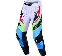 Alpinestars Supertech Dyna Pantalon de motocross, violet/noir/vert, Taille 30