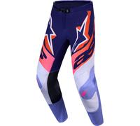 Alpinestars Supertech Dyna Pantalon de motocross, violet/rose, Taille 30