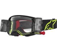 Alpinestars Supertech Firma Roll-Off Lunettes de motocross, Noir/Néon/Jaune, Taille unique