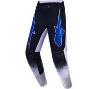 Alpinestars Supertech Hiten AFD Pantalon de motocross, Noir/Bleu/Violet, Taille 30