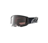 Alpinestars Supertech Hiten Mirror Lunettes de motocross, blanc/noir, Einheitsgröße