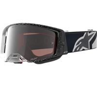 Alpinestars Supertech Hiten Mirror Lunettes de motocross, Blanc/Noir, Taille unique