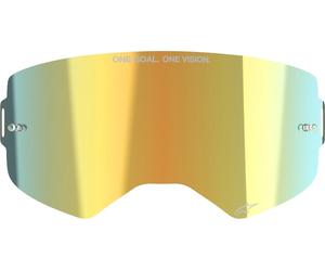 Alpinestars Supertech Lentille de rechange, Or miroir, Taille unique