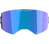 Alpinestars Supertech Lentille de rechange, Reflet bleu, Taille unique