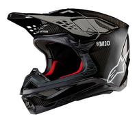Alpinestars Supertech S-M10 Solid 2024 Casque de motocross, noir, taille S