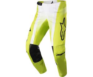 Alpinestars Supertech Push Pantalons de motocross, jaune, taille 34 pour homme