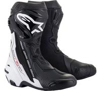 Alpinestars Supertech R Bottes de moto, noir-blanc, taille 45 pour homme