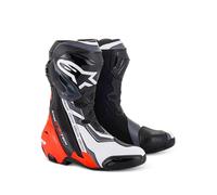 Alpinestars Supertech R Bottes de moto, schwarz/grau/rot, 39