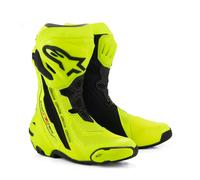 Alpinestars Supertech R Bottes Moto Race Ventilées Jaune CE Hommes